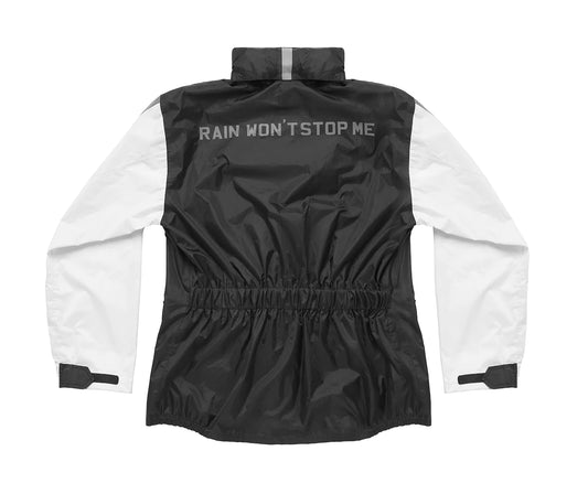 Fuel Thunder Rain Jacket - Black/White