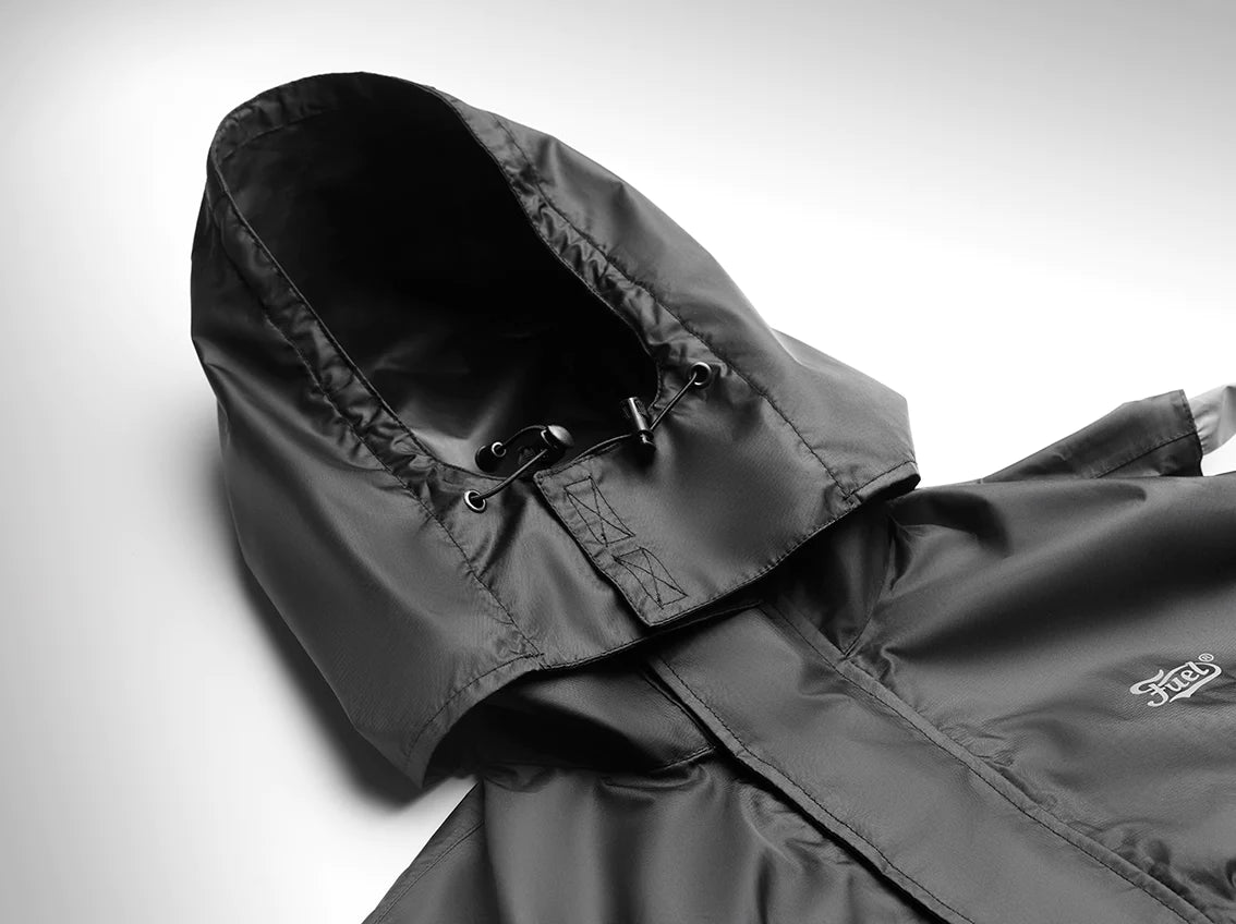 Fuel Thunder Rain Jacket - Black/White