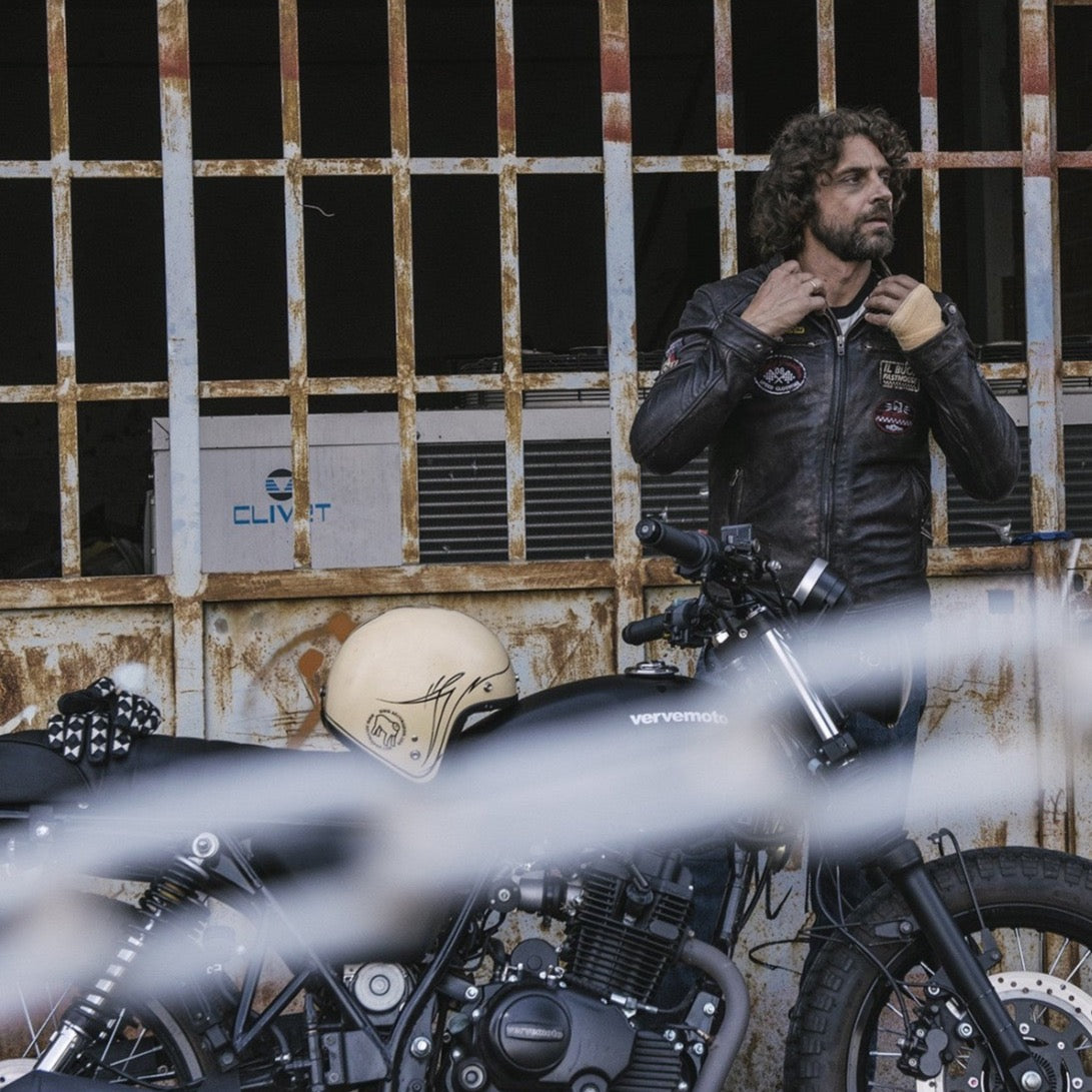 Holyfreedom Zero Evolution Leather Jacket - Black