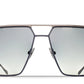 Brett Al Sunglasses - Blue/Silver