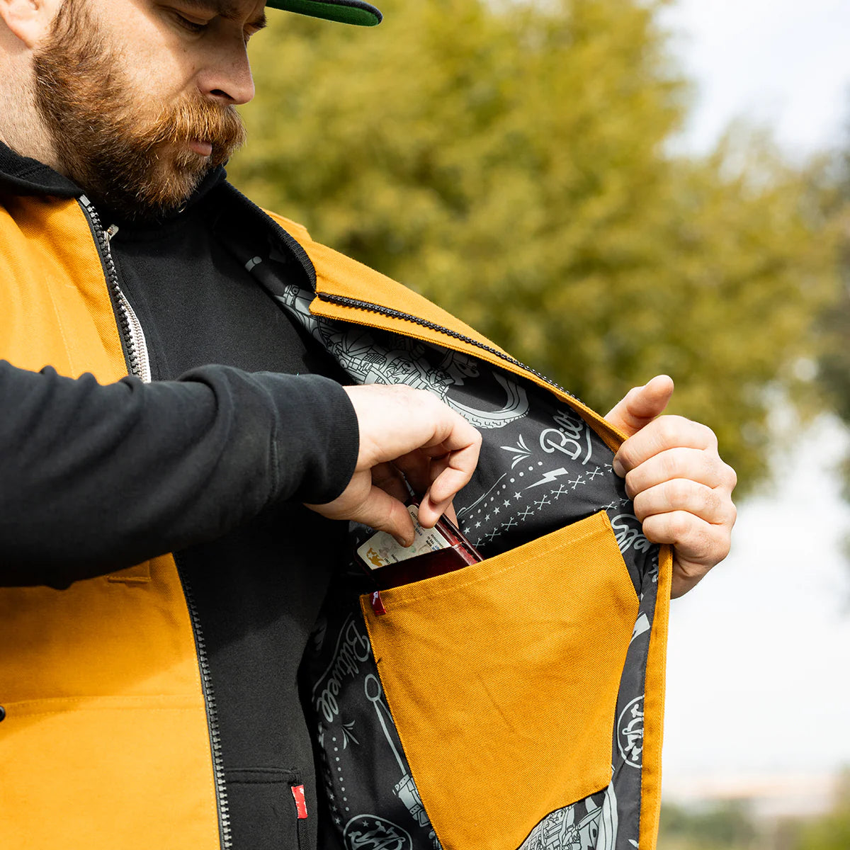 Biltwell 4 Speed Vest - Gold