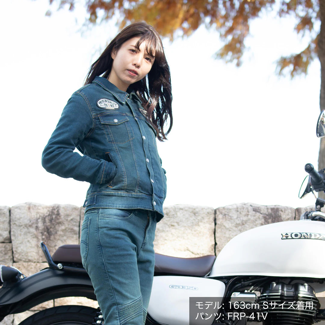 Degner FR25SJ-4 Women's Denim Hoodie Jacket