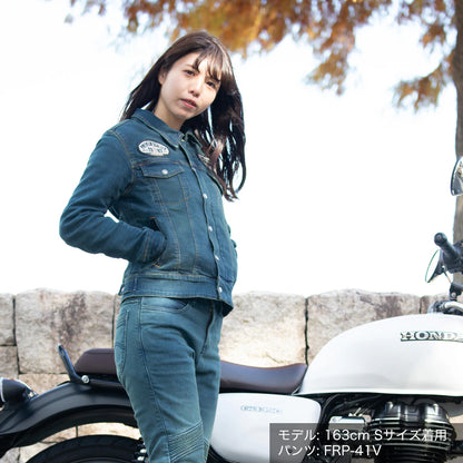 Degner FR25SJ-4 Women's Denim Hoodie Jacket