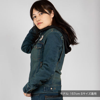 Degner FR25SJ-4 Women's Denim Hoodie Jacket