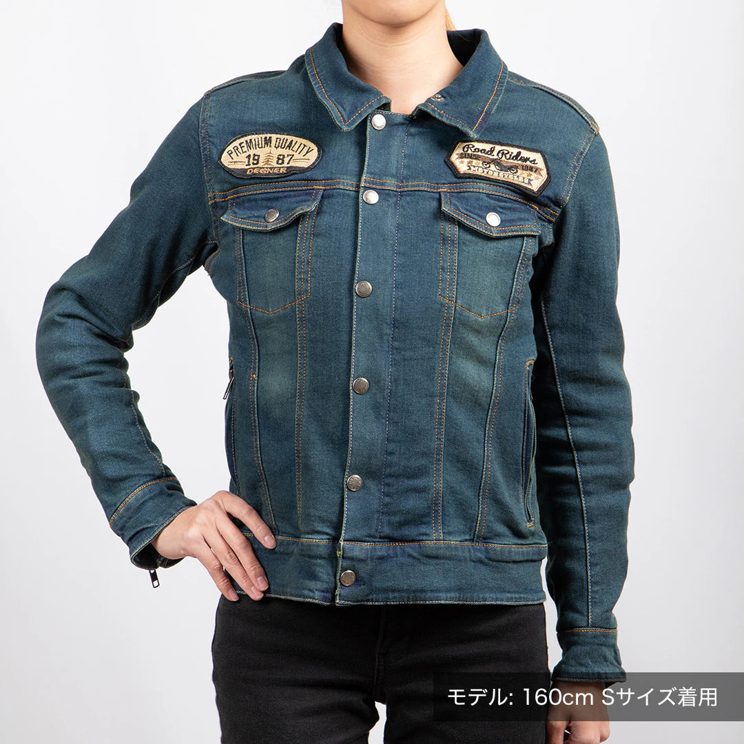 Degner FR25SJ-4 Women's Denim Hoodie Jacket