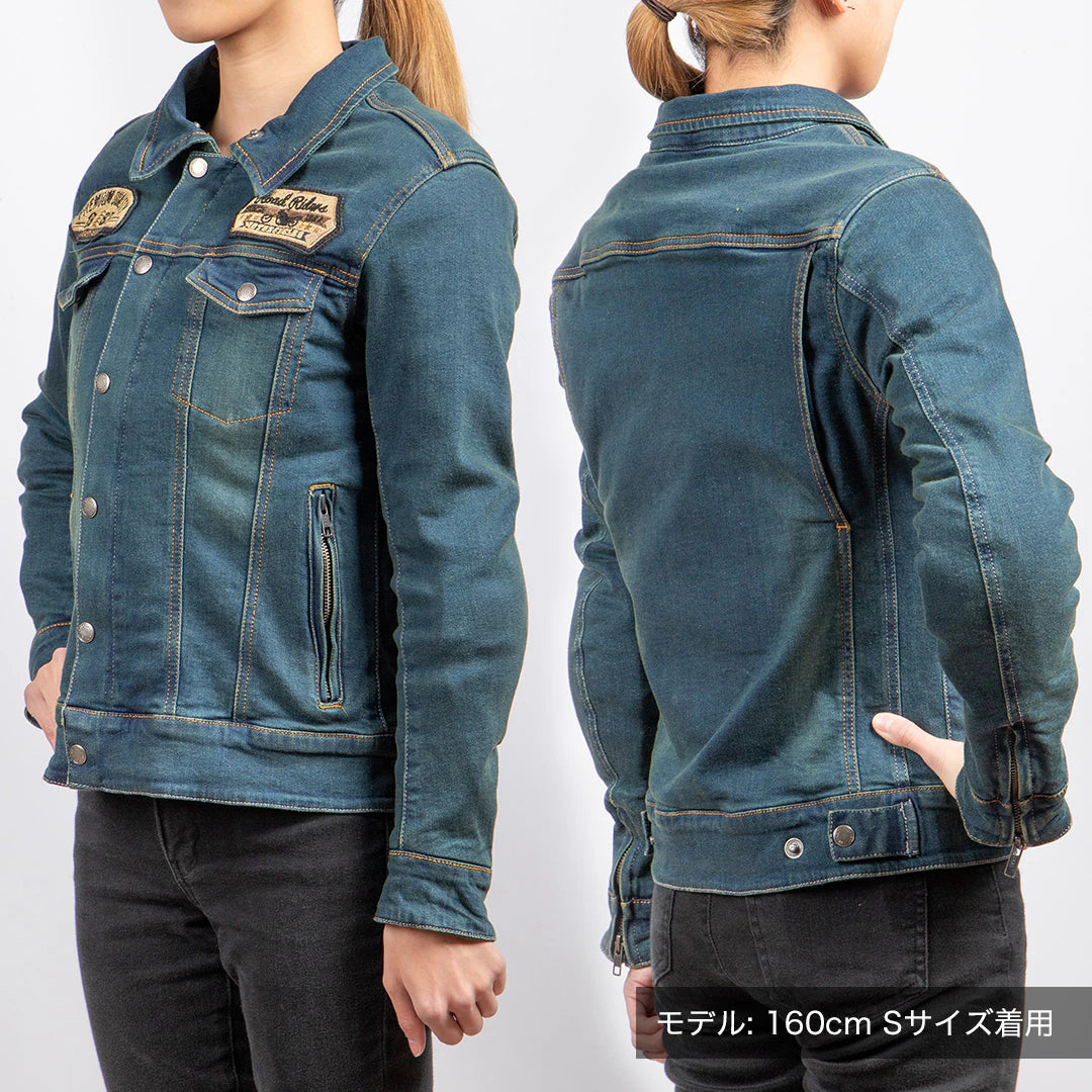Degner FR25SJ-4 Women's Denim Hoodie Jacket