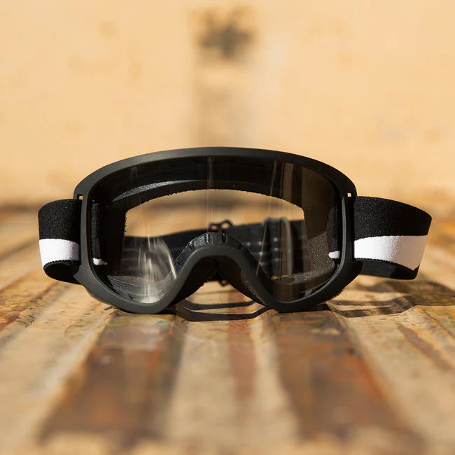 Biltwell Moto 2.0 Goggles - Bolts Black/White