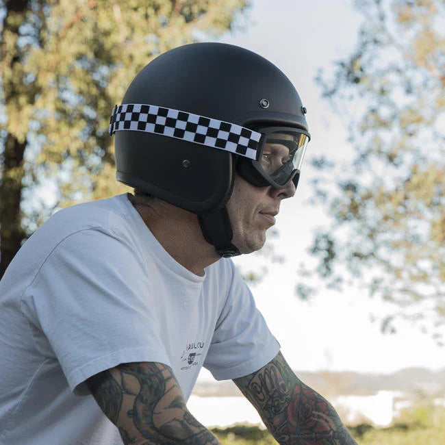Biltwell Moto 2.0 Goggles - Checkers Black/White