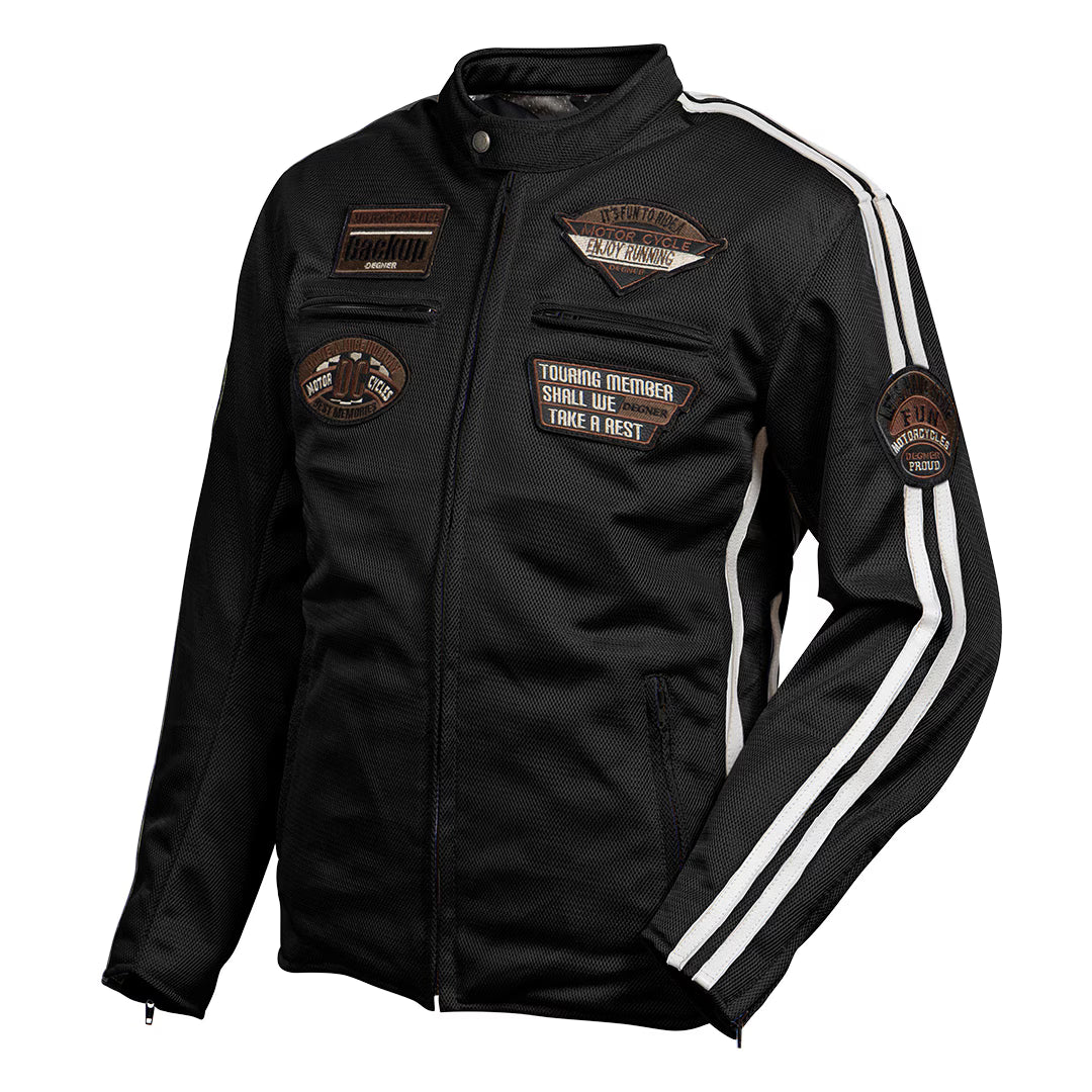 Degner Textile Mesh Jacket 24SJ-1 - Black