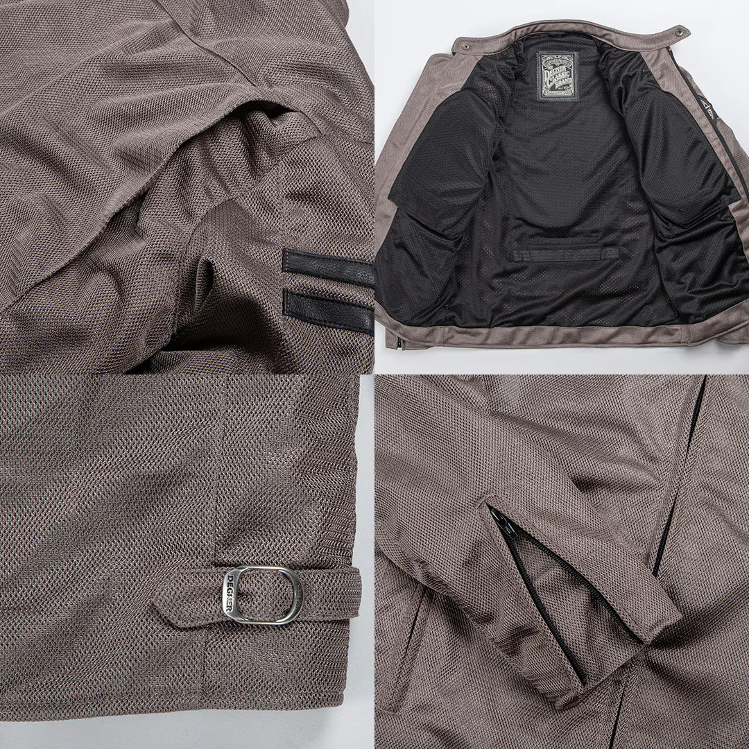 Degner Textile Mesh Jacket 25SJ-6 - Grey