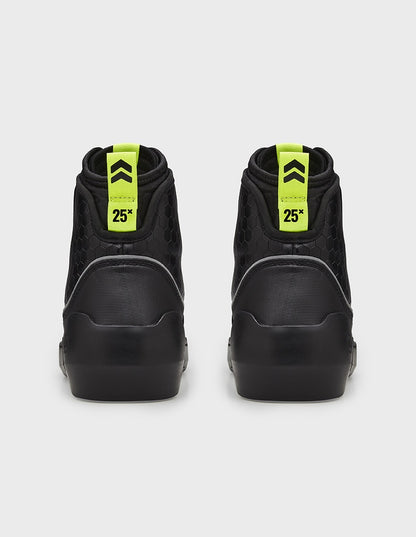 Umberto Luce 25Y Anniversary Moto Sneakers - Black
