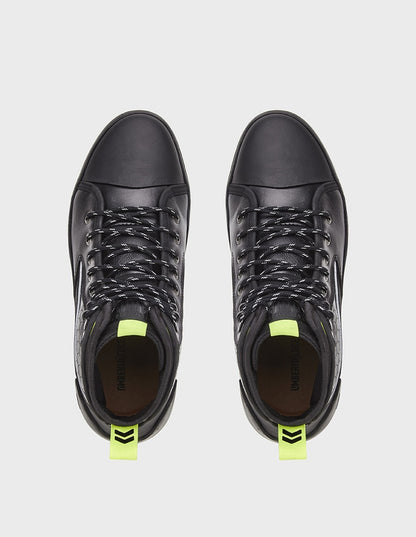 Umberto Luce 25Y Anniversary Moto Sneakers - Black