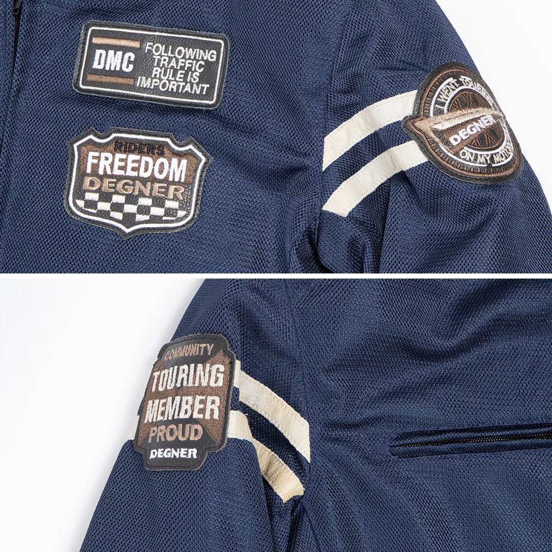 Degner Textile Mesh Jacket 25SJ-6 - Navy