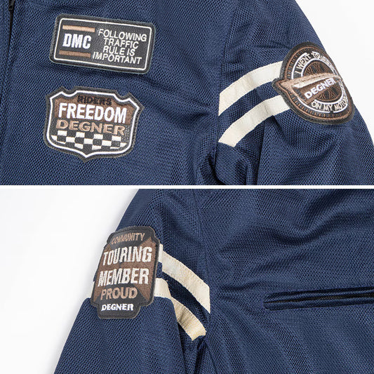 Degner Textile Mesh Jacket 25SJ-6 - Navy