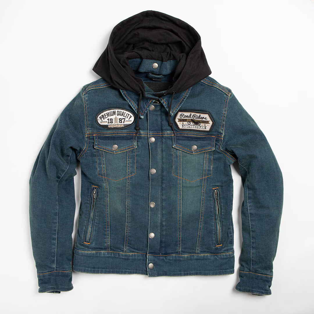 Degner FR25SJ-4 Women's Denim Hoodie Jacket