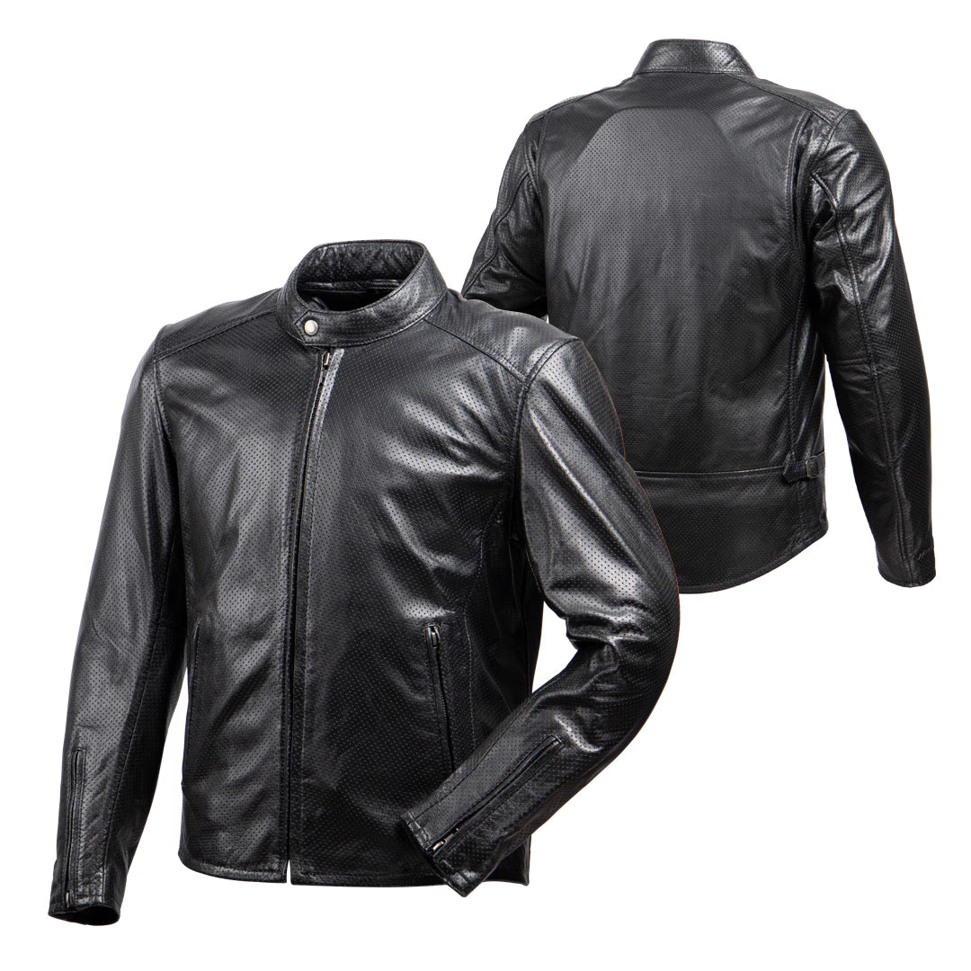 Degner 26SJ-8 Leather Mesh Jacket - Black
