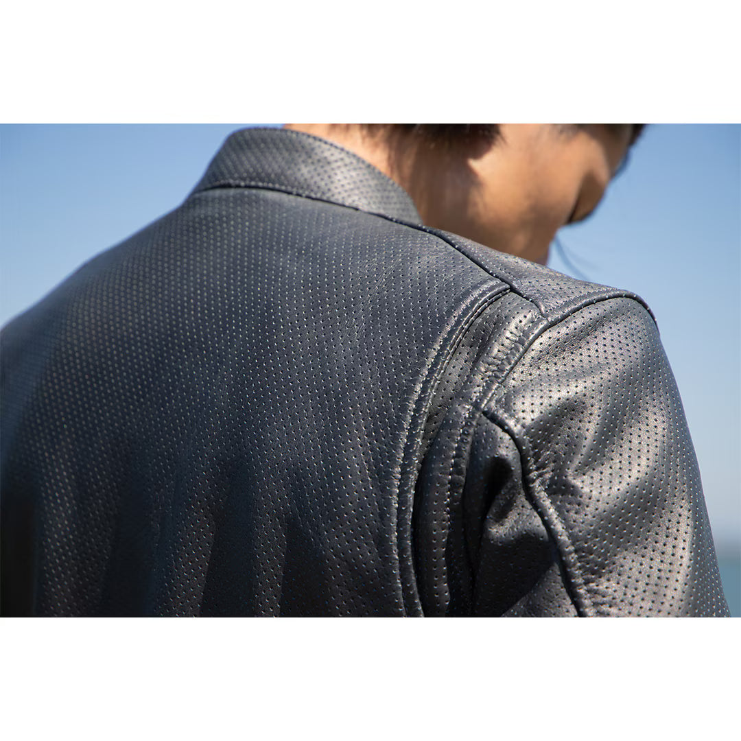 Degner 26SJ-8 Leather Mesh Jacket - Black