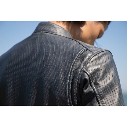 Degner 26SJ-8 Leather Mesh Jacket - Black