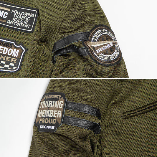 Degner Textile Mesh Jacket 25SJ-6 - Olive