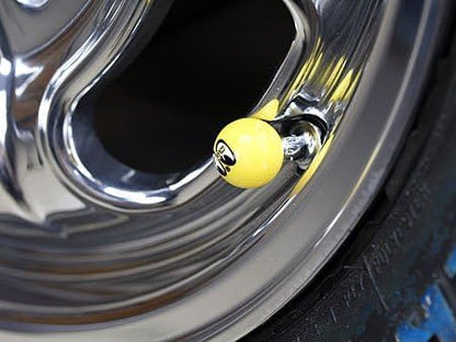 Mooneyes Yellow Moon Air Valve Caps