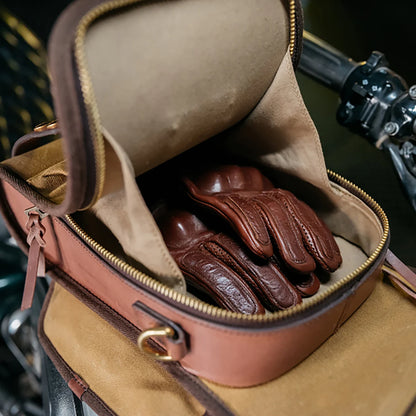 Fogy Garage Compass Magnetic Tank Bag - Desert