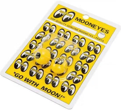 Mooneyes Yellow Moon Air Valve Caps