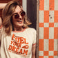 Wildust Sisters Ringer T-Shirt - Fuel Your Dream