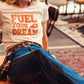 Wildust Sisters Ringer T-Shirt - Fuel Your Dream