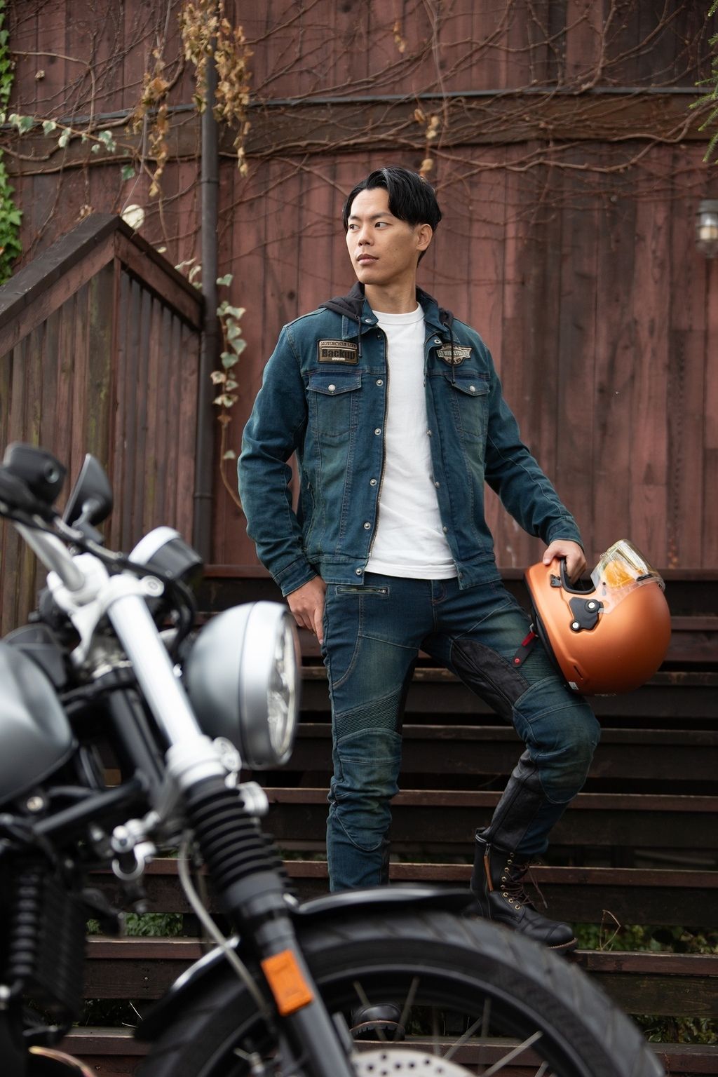 Degner 24SJ-4 Hoodie Denim Jacket
