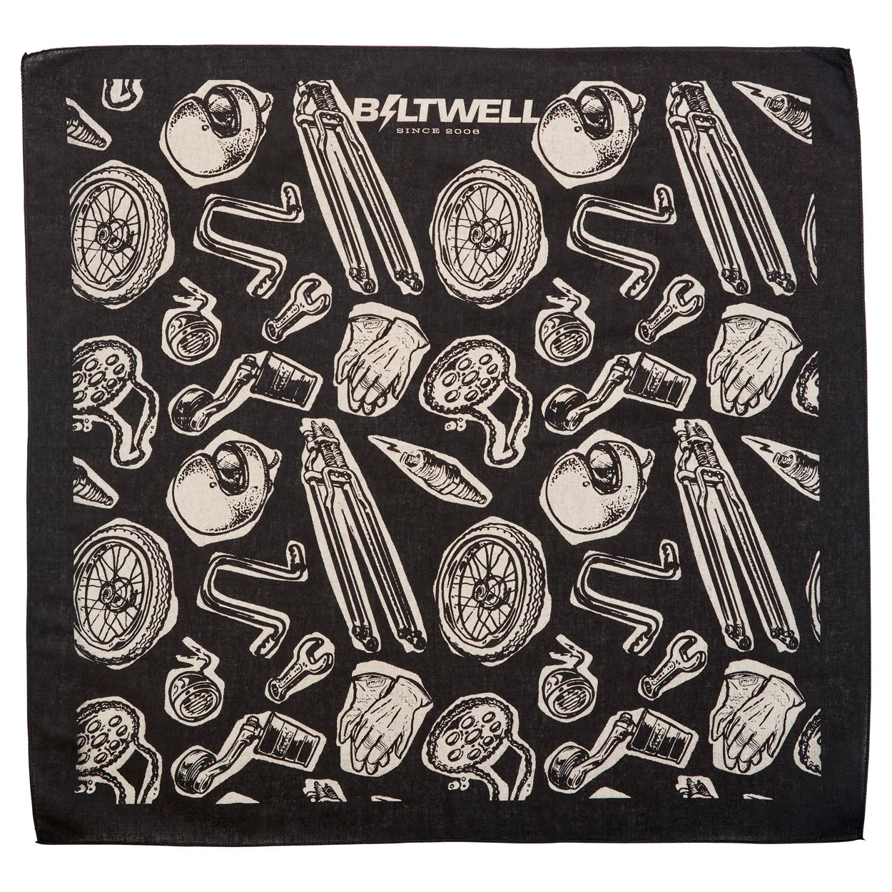 Biltwell Bandana - Junk Black