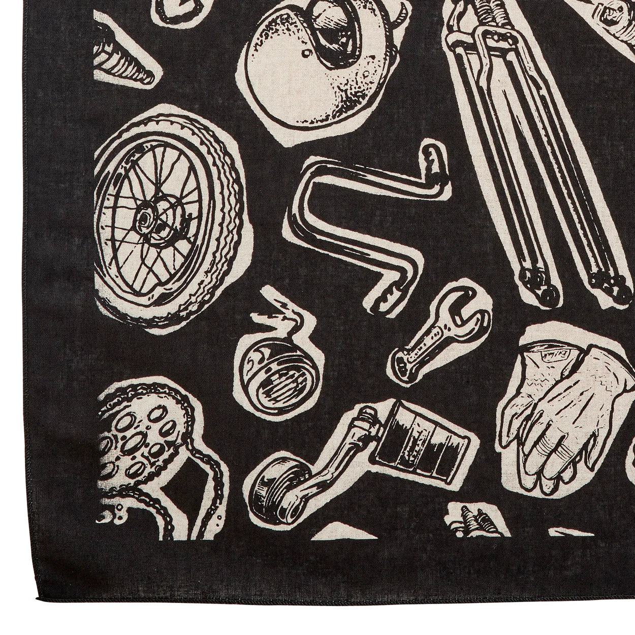 Biltwell Bandana - Junk Black