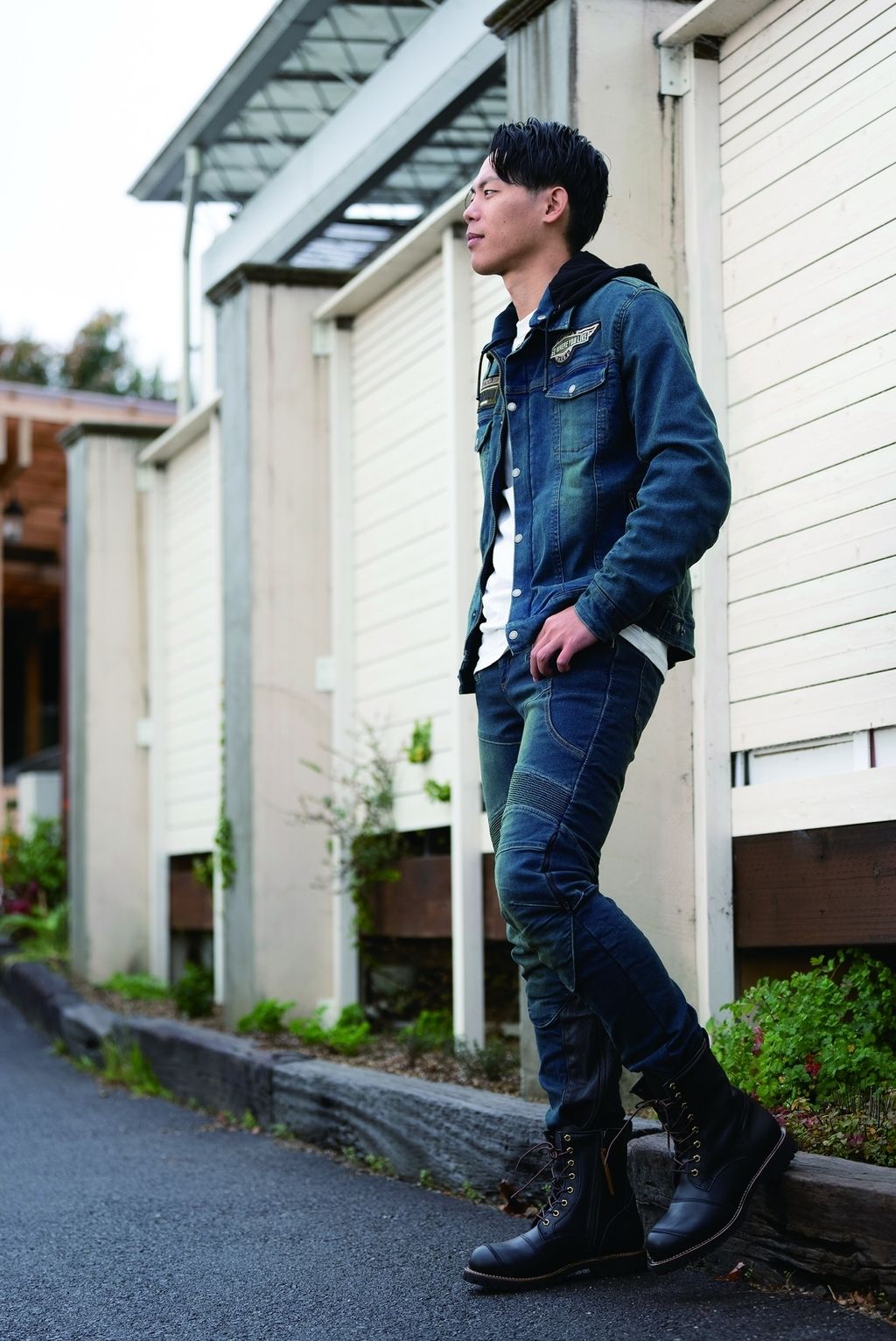Degner 24SJ-4 Hoodie Denim Jacket