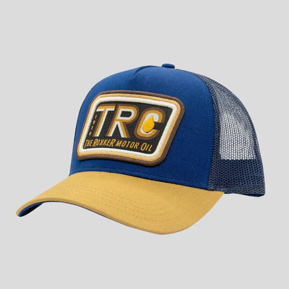 Rokker TRC Motor Oil Trucker Cap - Blue/Sand