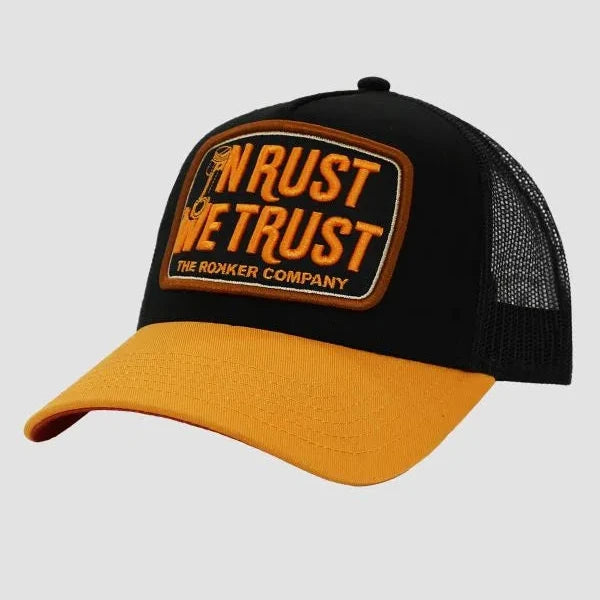 Rokker Rust'n Trust Trucker Cap - Black/Yellow