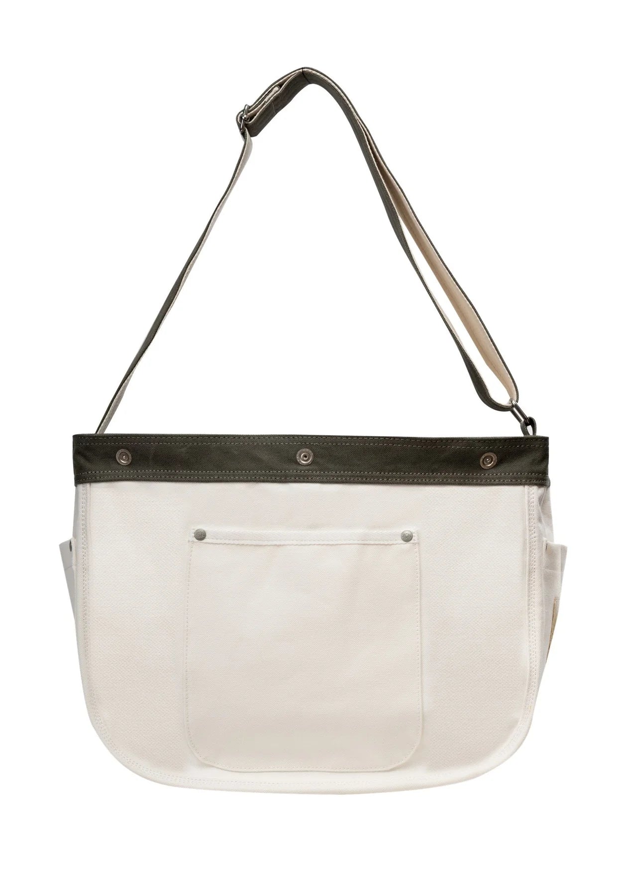 Fogy Garage Newsboy Crossbody Bag - White