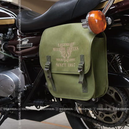 Degner SB-78 Military Leather Saddle 9L Bag