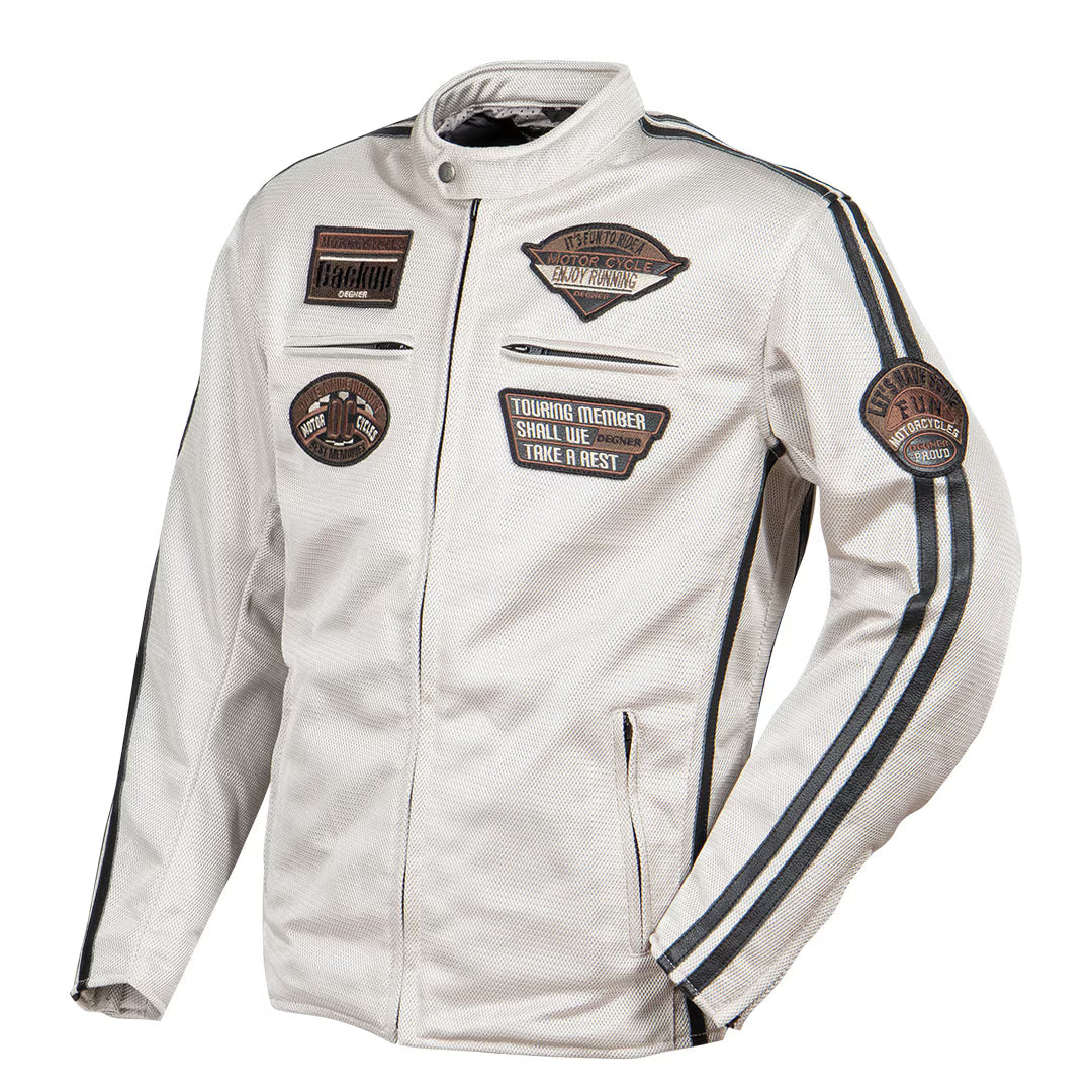 Degner Textile Mesh Jacket 24SJ-1 - Beige