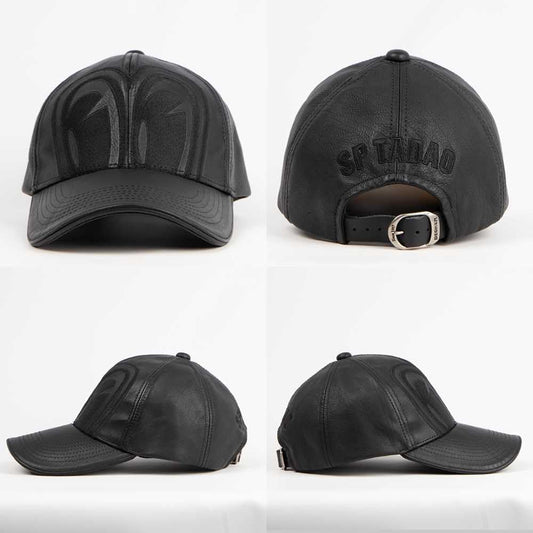 Degner x SP Tadao Leather Cap - Black