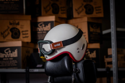 Baruffaldi Roadside Open Face Helmet - Matt Pearl White