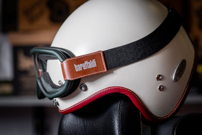 Baruffaldi Roadside Open Face Helmet - Matt Pearl White