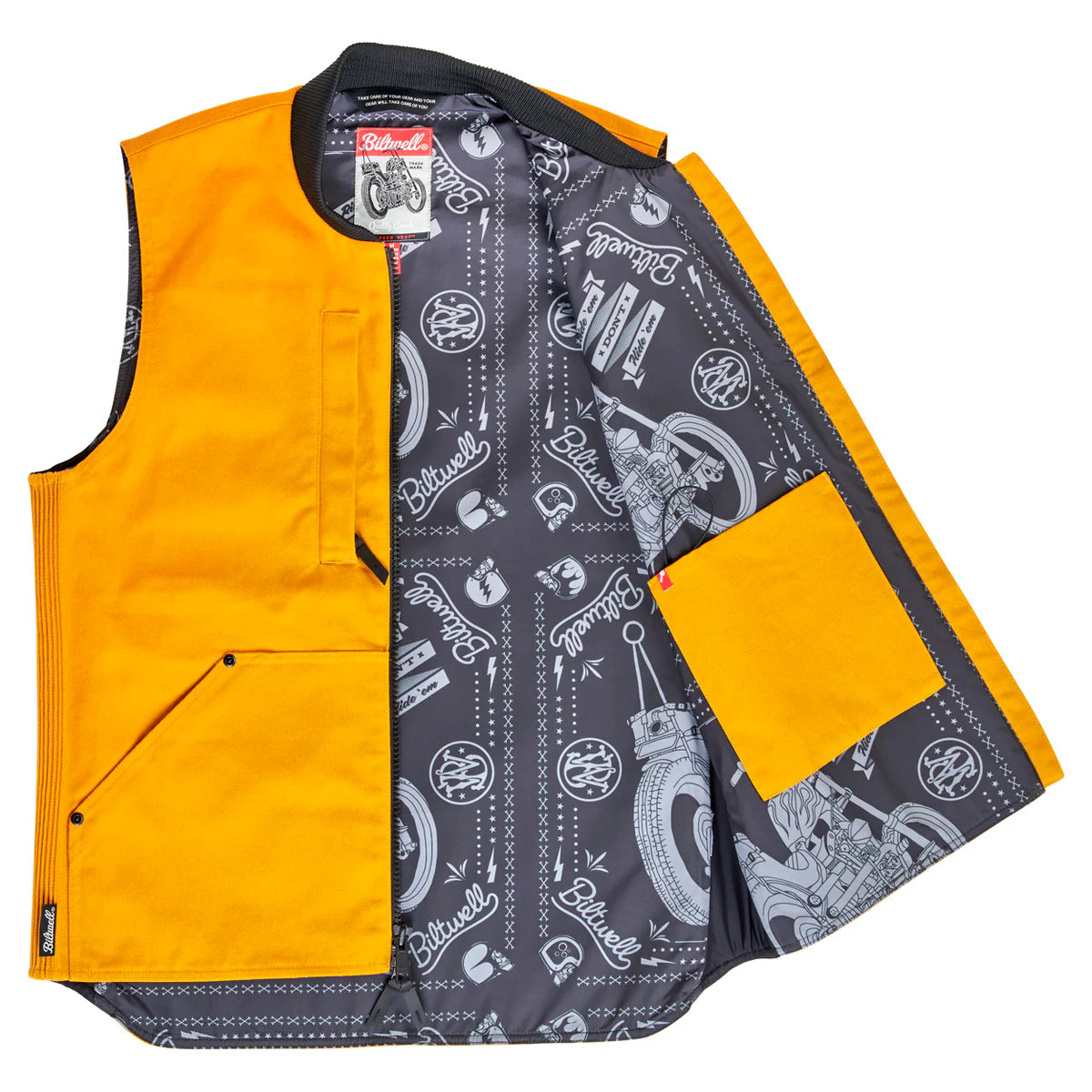 Biltwell 4 Speed Vest - Gold