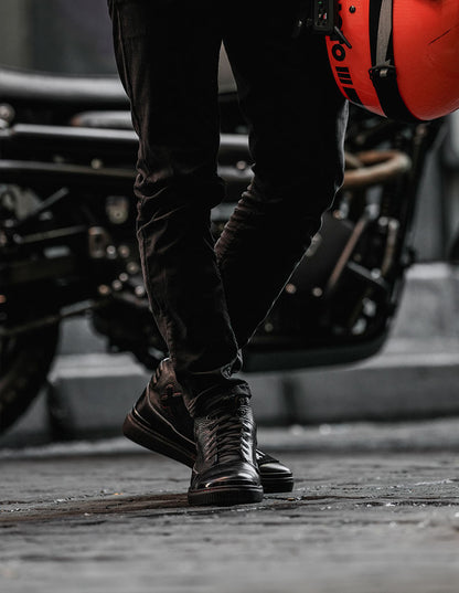 Umberto Luce Bonhan Moto Sneakers - Black