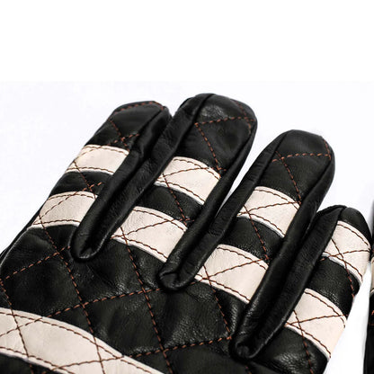 Fogy Garage Prisoner Short Gloves - Black/White