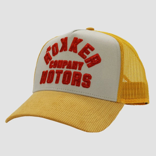 Rokker Motors Trucker Cap - Yellow