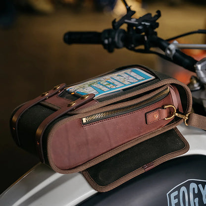 Fogy Garage Compass Magnetic Tank Bag - Green