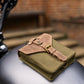 Goldtop Canvas & Leather Small Tank Bag - Olive/Tan