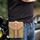 Goldtop Canvas & Leather Small Tank Bag - Olive/Tan