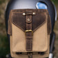 Goldtop Canvas & Leather Small Tank Bag - Sahara/Tobacco