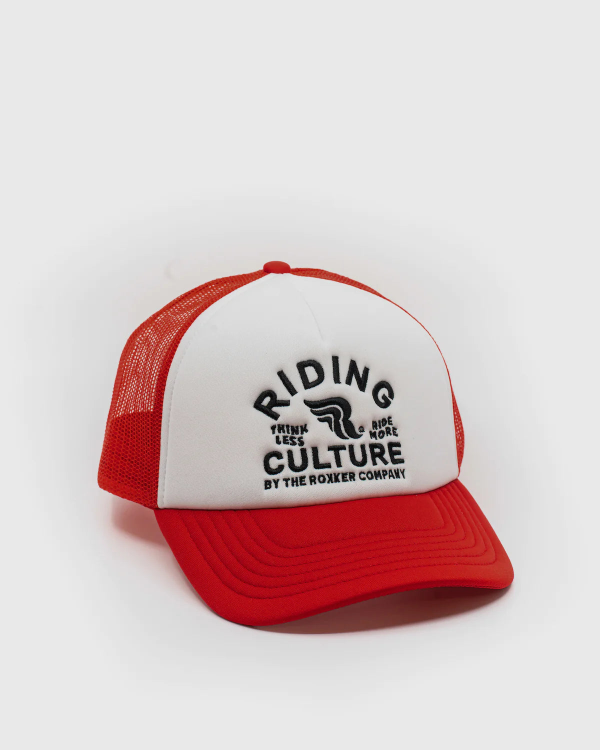 Riding Culture Ride More Trucker Cap - Red/White