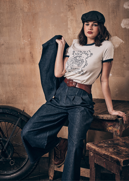 Wildust Sisters Ringer T-Shirt - Riders Club